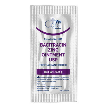 DYNAREX Bacitracin Zinc Ointment 0.9g packet 1171